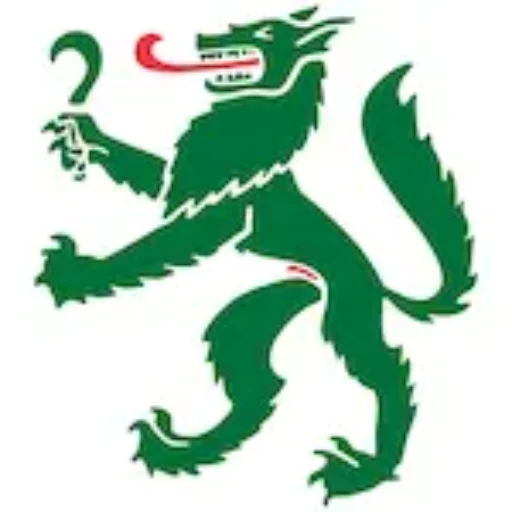 Zunftwinzer E. E. Zunft zu Rebleuten - Zunftwolf mit Sichel in der Hand