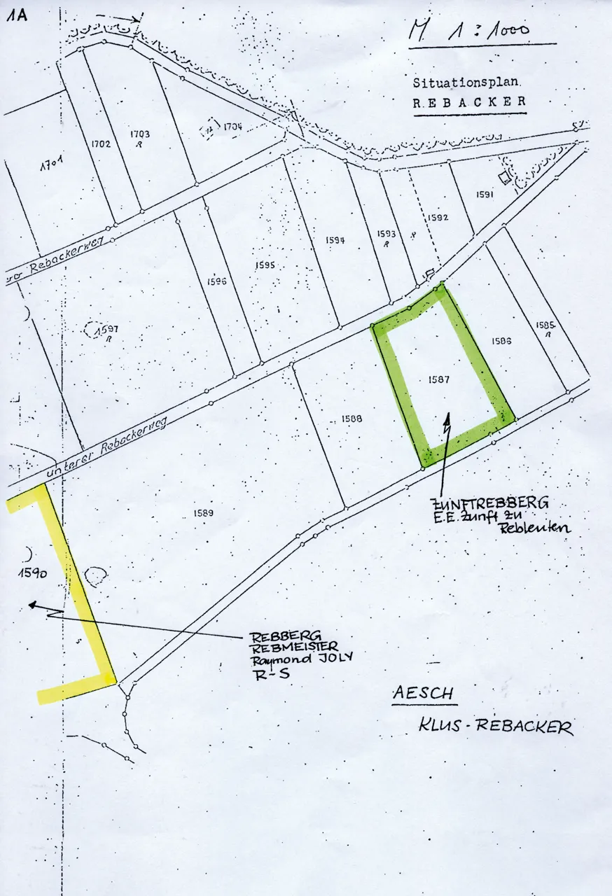 SituationsplanRebacker Lageplan